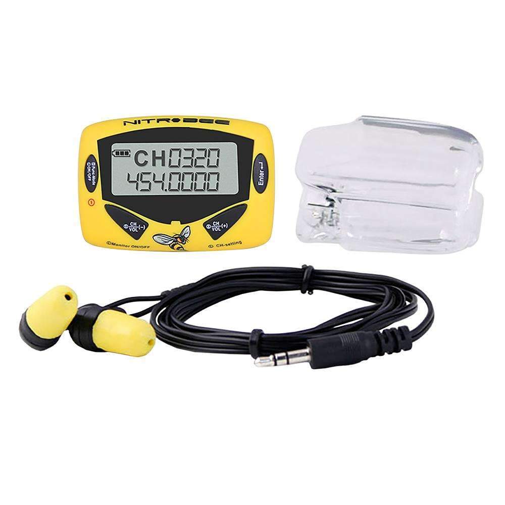 H80 Track Talk Linkable Headset With Nitro Bee UHF Race Receiver - Rad Parts