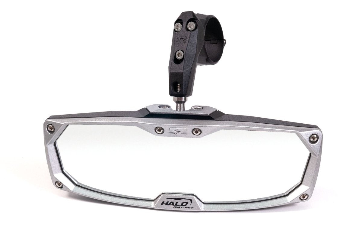 Halo-RA CAST Rearview Mirror with Cast Aluminum Bezel – 1.75″ Round Tube 18024 - Rad Parts