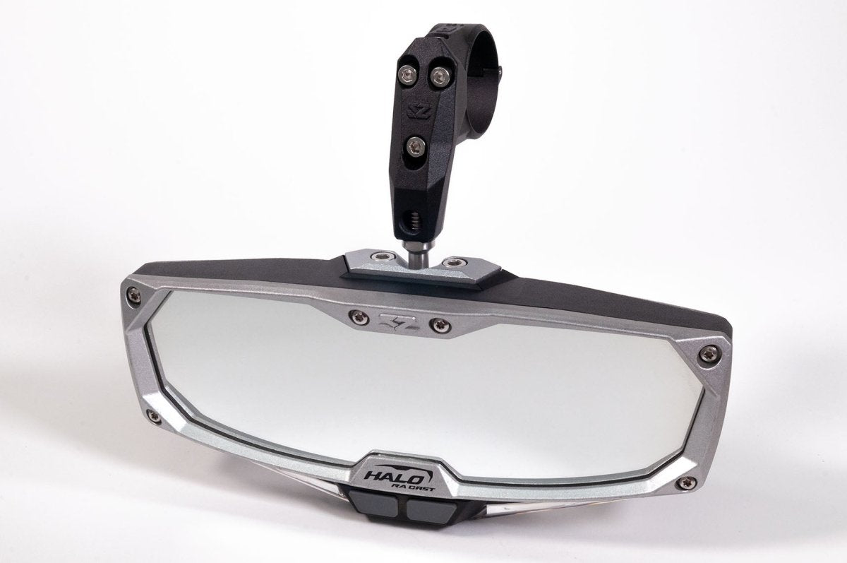 Halo-RA LED Rearview Mirror 1.75″ Round Tube | Seizmik 18019 - Rad Parts