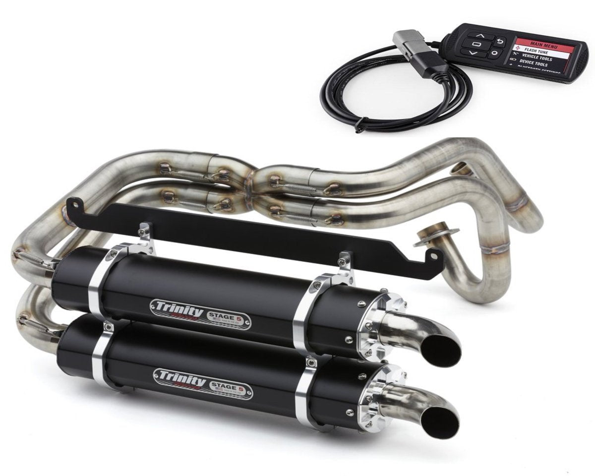HONDA TALON FULL EXHAUST AND POWERVISION REFLASH TUNER - Rad Parts