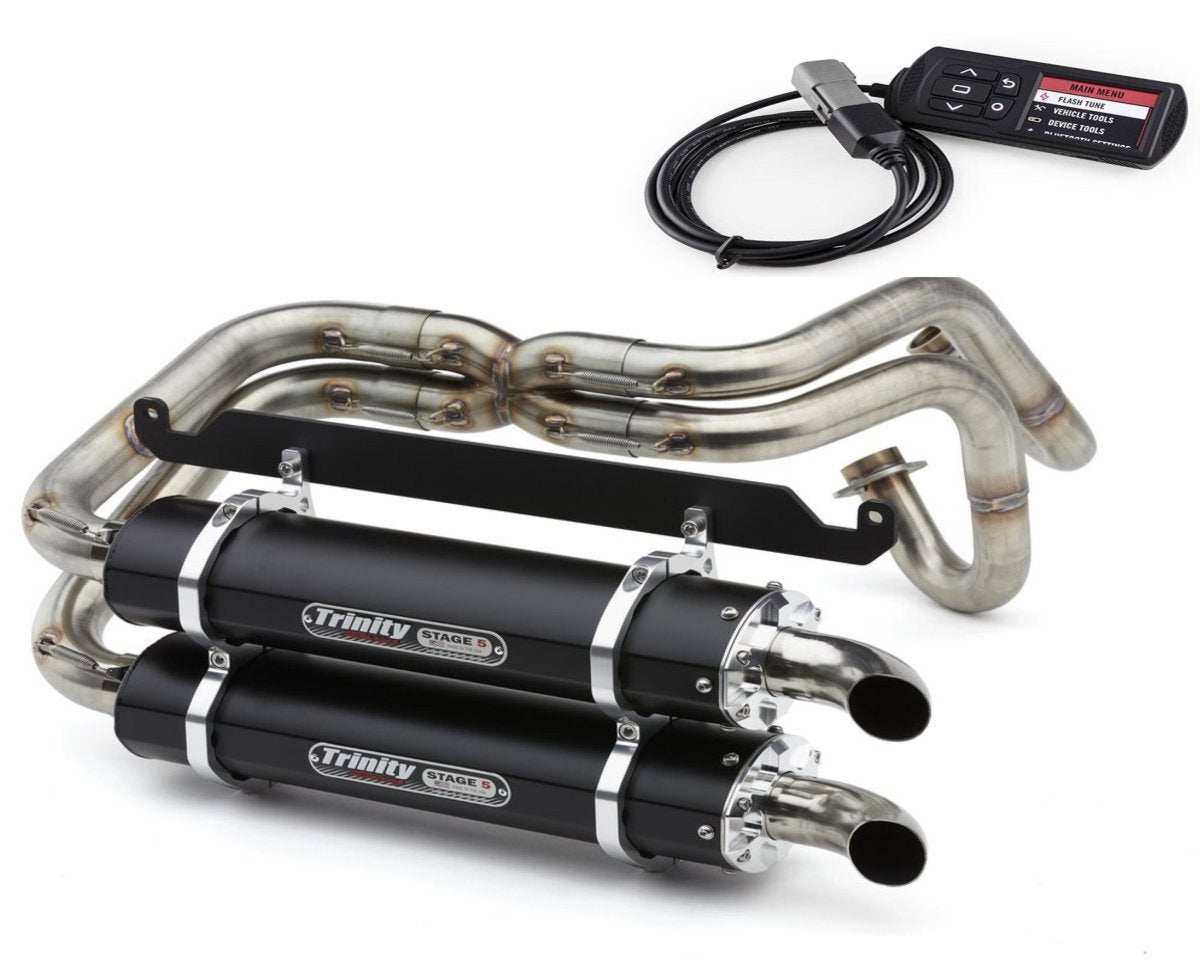 HONDA TALON FULL EXHAUST AND POWERVISION REFLASH TUNER - Rad Parts