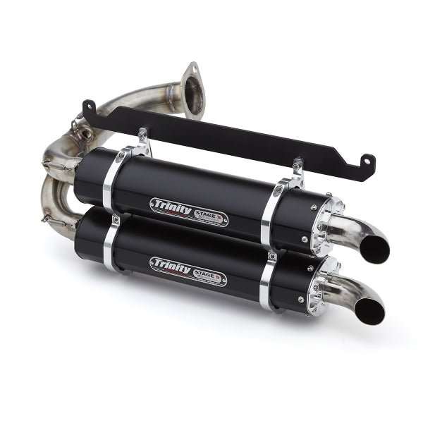 Honda Talon Slip On Stage 5 exhaust with dual aluminum mufflers and stainless steel midpipe