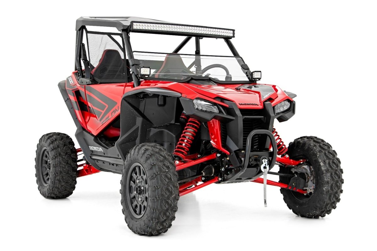 Honda Talon Winch Kit Mount with Synthetic Winch | Rough Country - Rad Parts