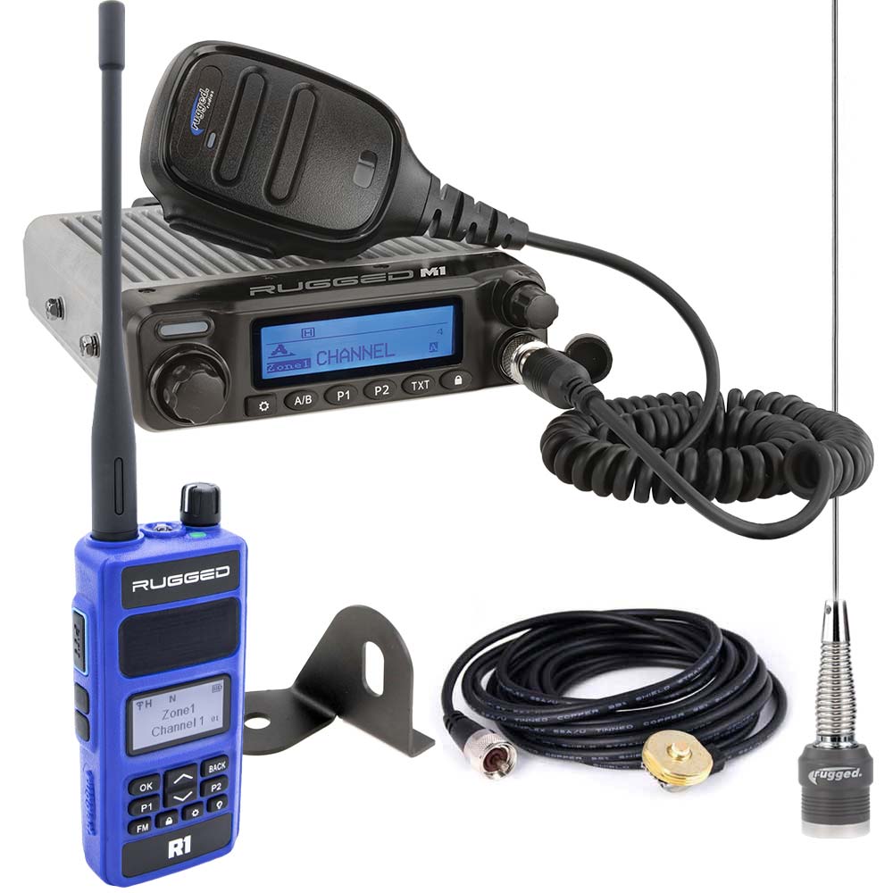 Jeep Radio Kit - Digital Business Band Mobile and R1 Handheld Radios - Rad Parts