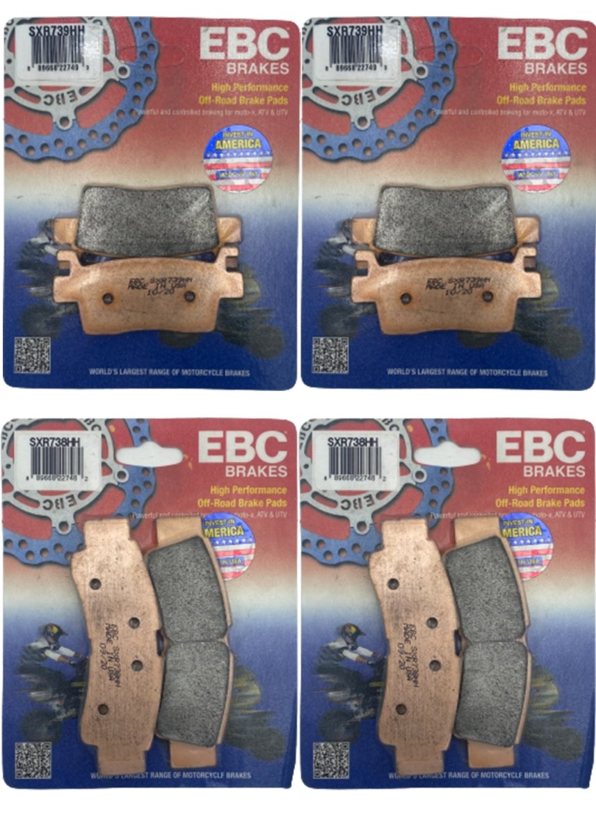 Kawasaki KRX 1000 EBC “SXR” FRONT & REAR Brake Pads **Clearance** - Rad Parts