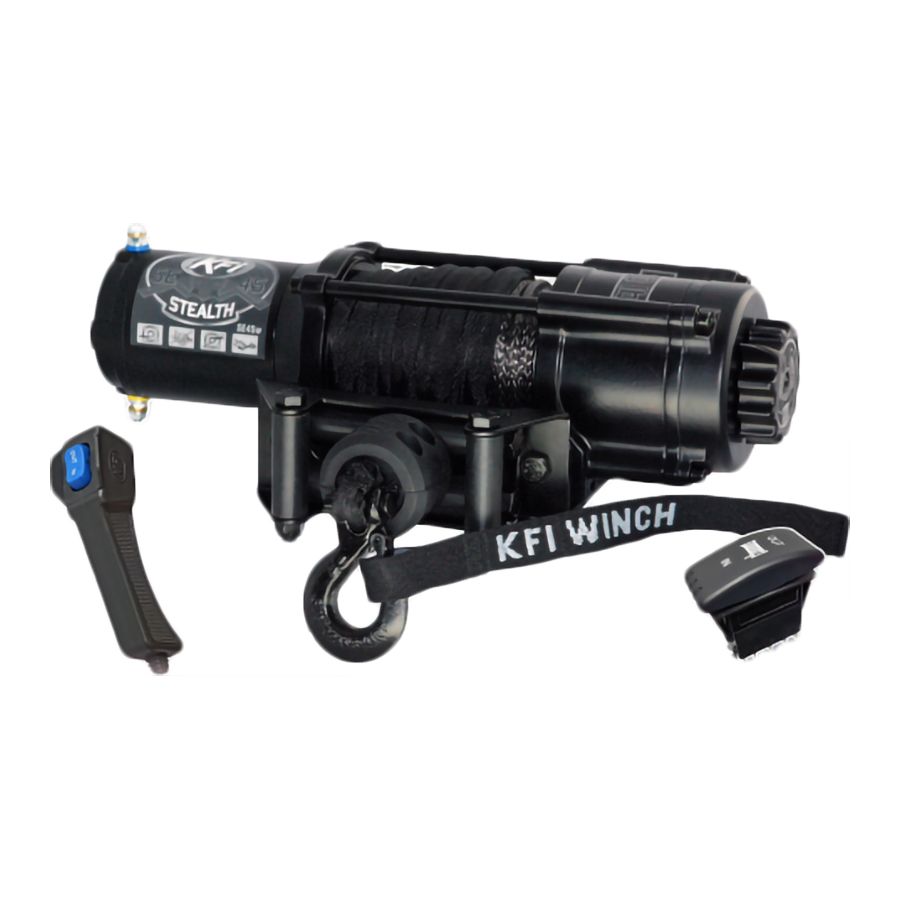 Kawasaki KRX 1000 Winch and Winch Mount Kit | KFI - Rad Parts