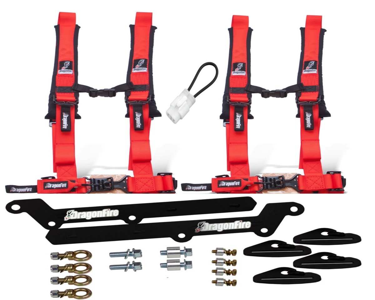 KRX 1000 2" 4 Point Harness Kit - Rad Parts