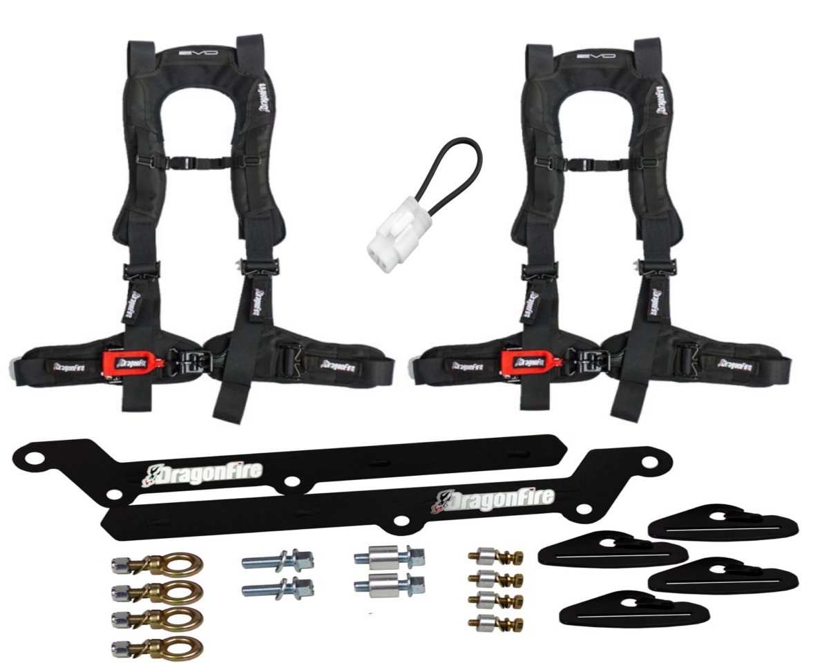 KRX 1000 2" 4 Point Harness Kit - Rad Parts