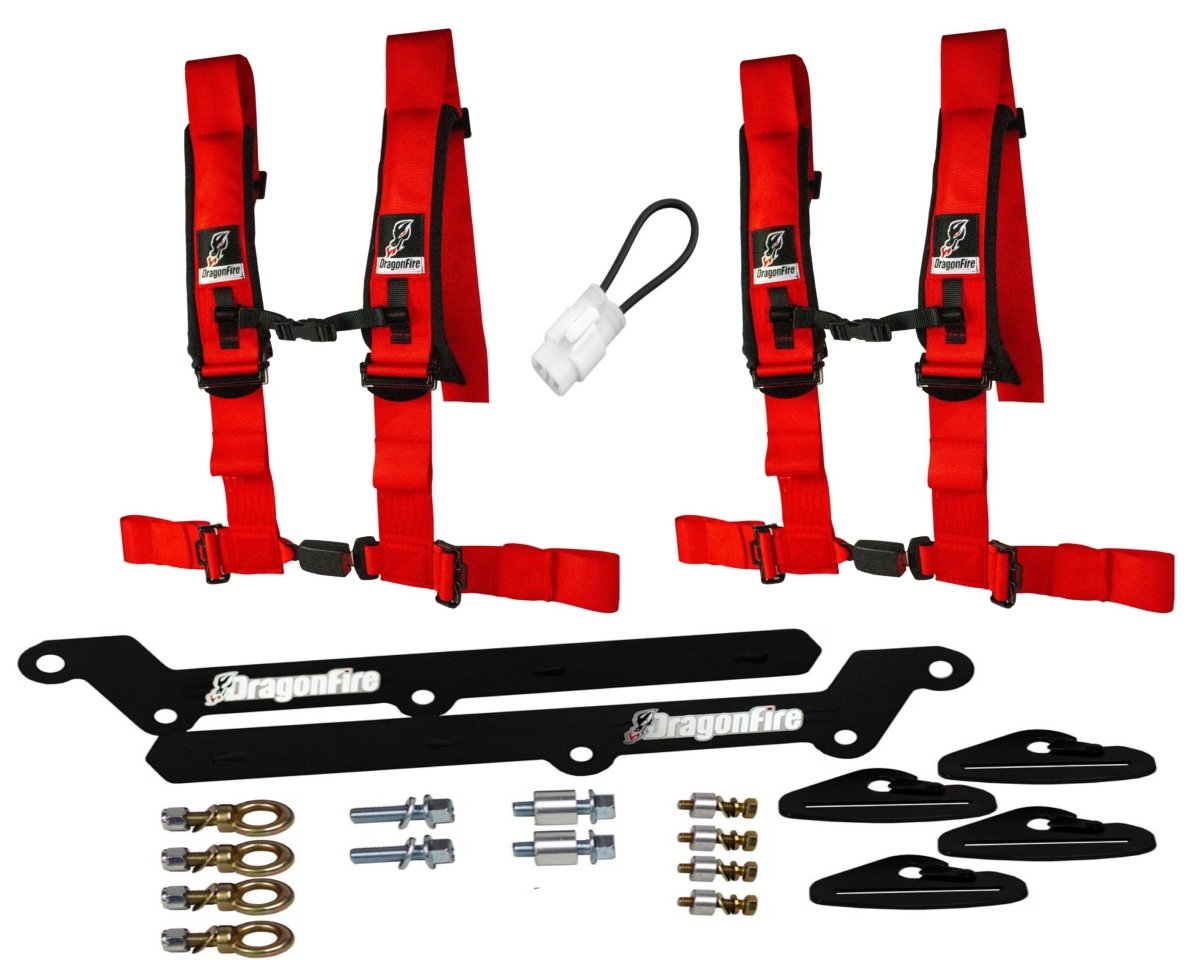 KRX 1000 2" 4 Point Harness Kit - Rad Parts