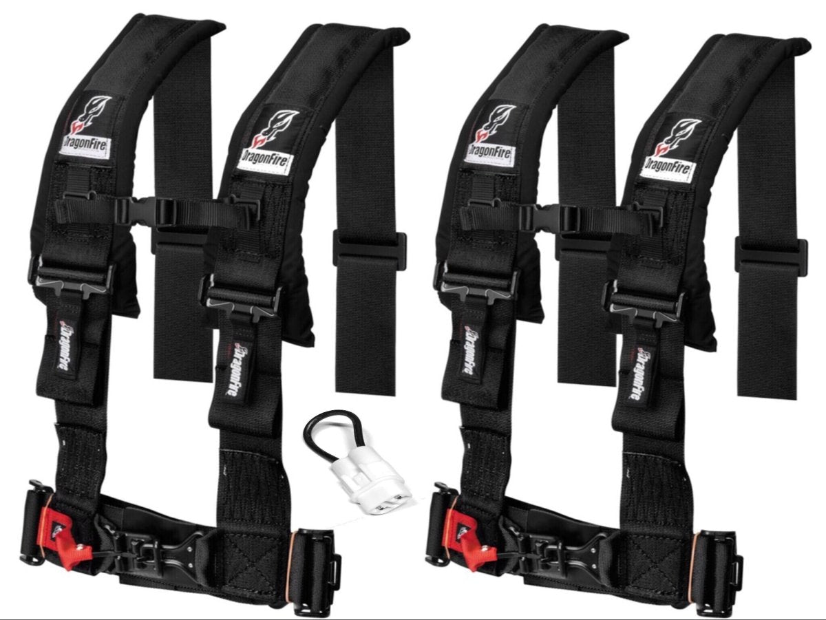 KRX 1000 3" 4 Point Harness Kit by Dragonfire Racing - Rad Parts
