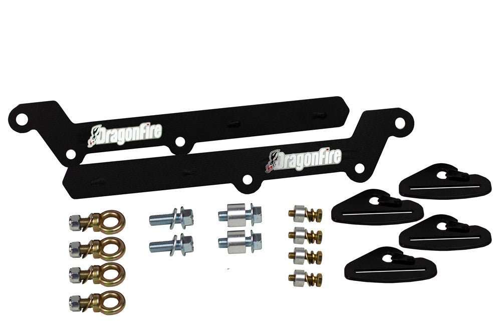 KRX 1000 3" 4 Point Harness Kit by Dragonfire Racing - Rad Parts
