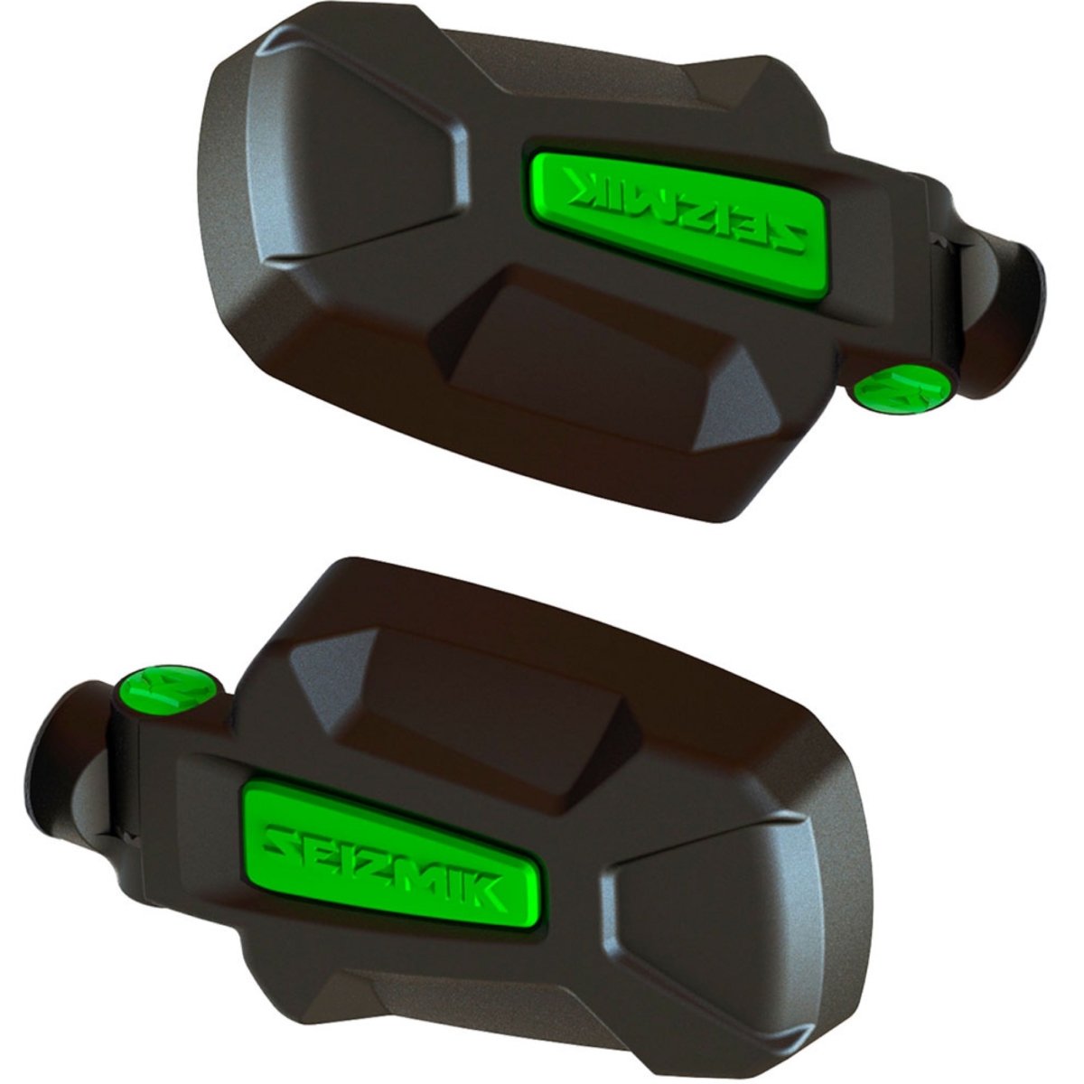 KRX 1000 Edition Seizmik Pursuit Side View Mirrors with Free Green Weather Seals - Rad Parts