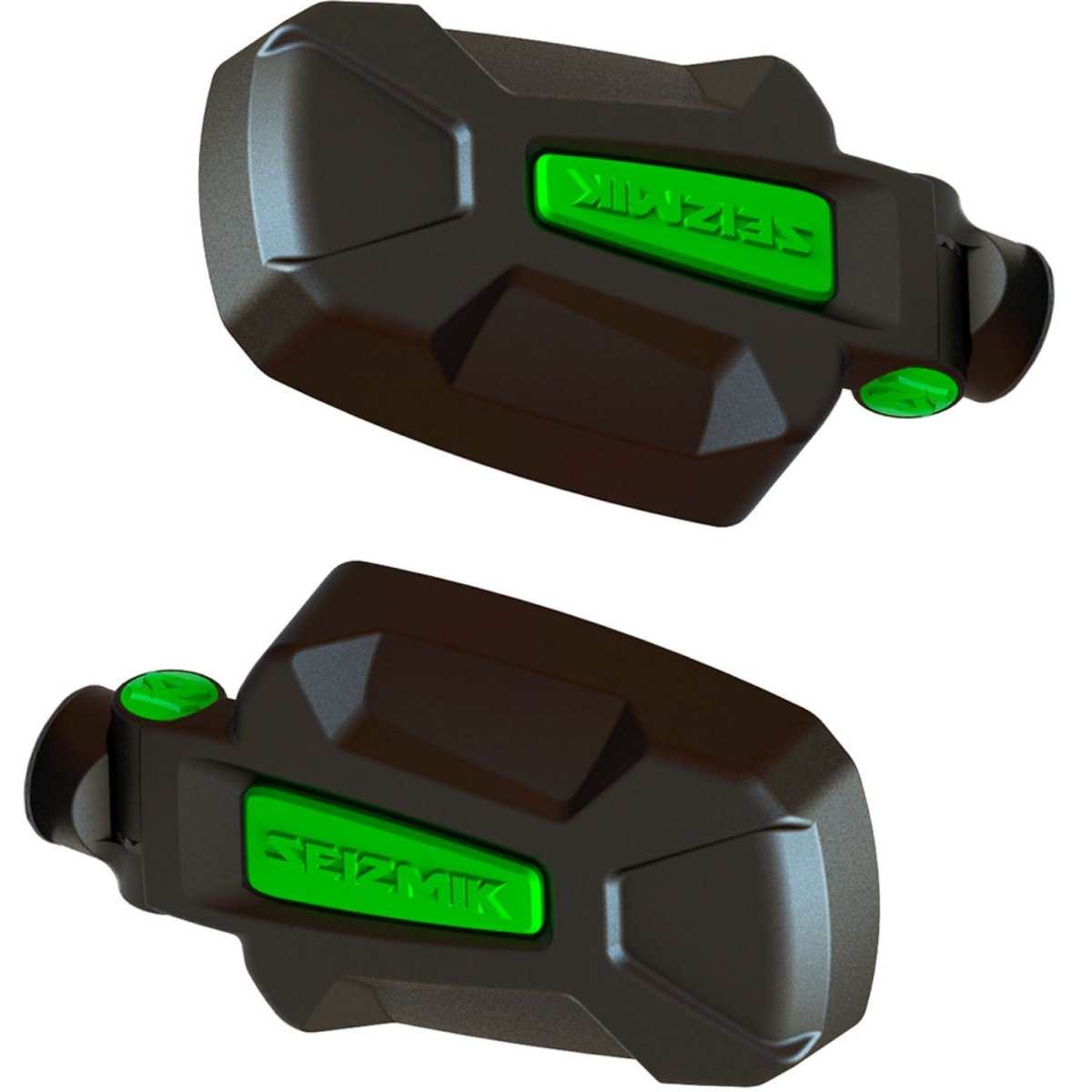 KRX 1000 Edition Seizmik Pursuit Side View Mirrors with Free Green Weather Seals - Rad Parts