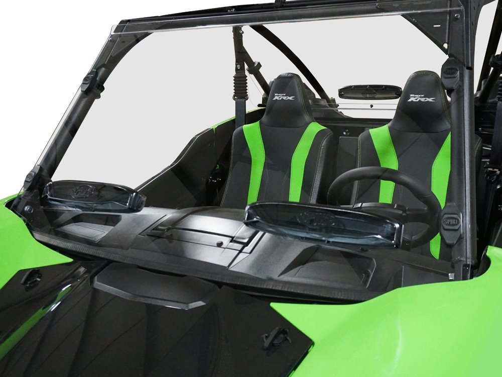 KRX 1000 Full Vented Rapid Release Front Windshield | Spike Powersports - Rad Parts
