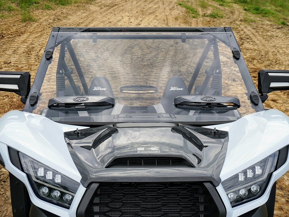 KRX 1000 Full Vented Rapid Release Front Windshield | Spike Powersports - Rad Parts