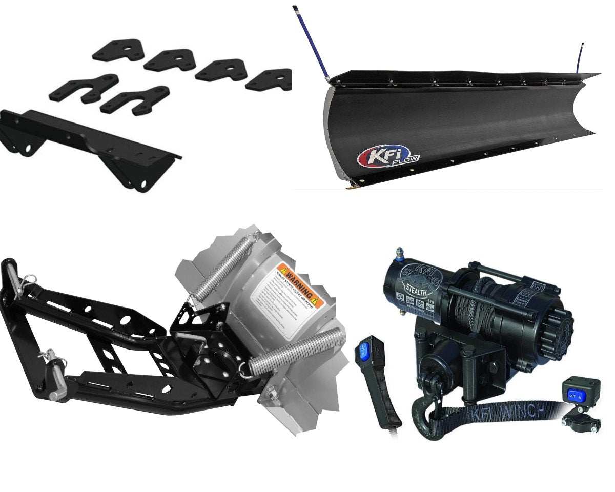 KRX 1000 Snow Plow Kit | Plow Mount | Push Tubes | Snow Plow Blade - Rad Parts