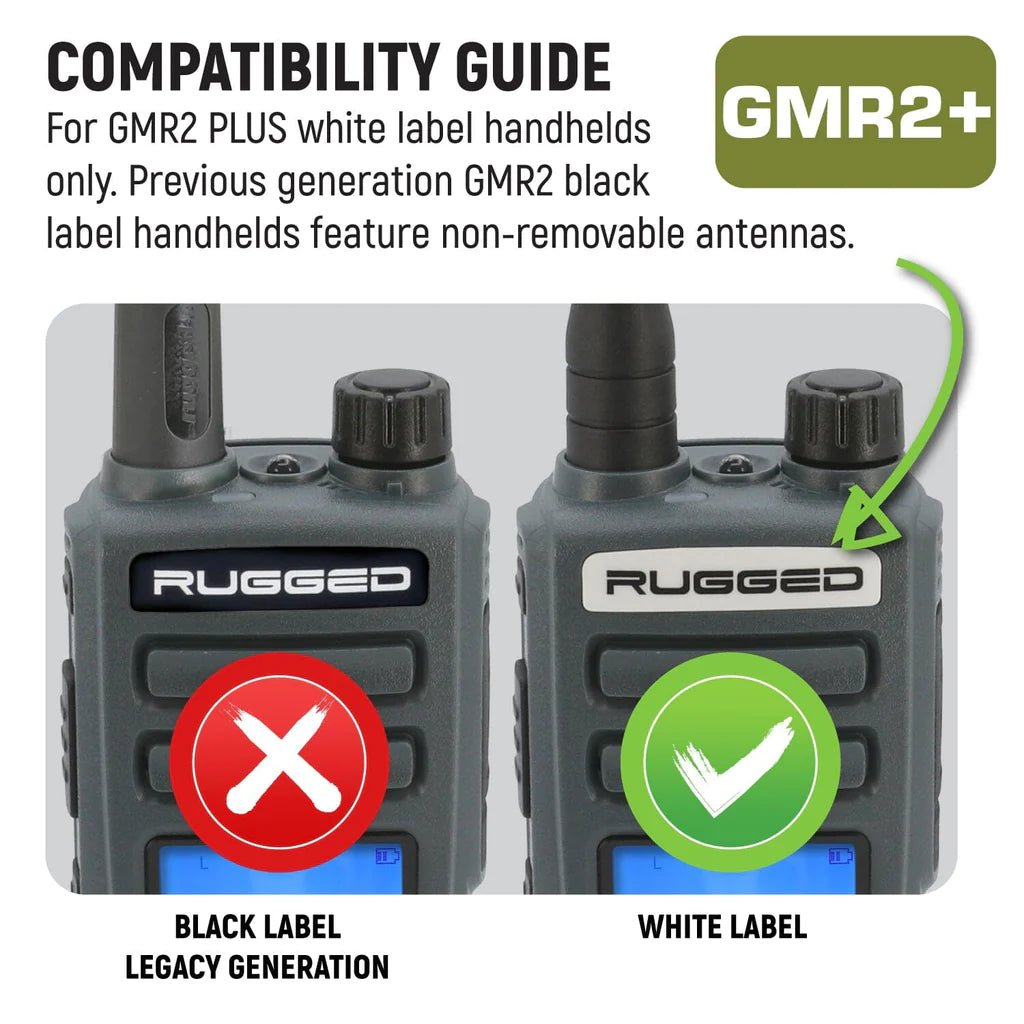 Long Range kit for GMR2+ Handheld Radios | Rugged Radios - Rad Parts
