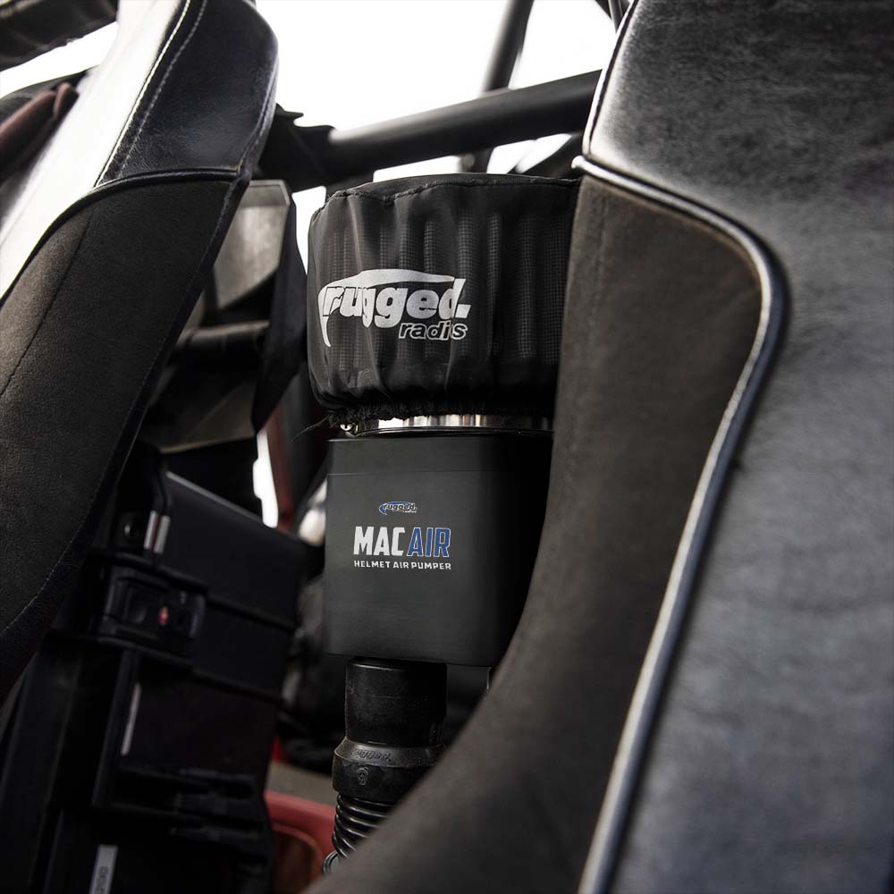 Mac Air Two Person Air Pumper complete system with with 2 Wired Bell Qualifier Pumper Helmets | Rugged Radios - Rad Parts