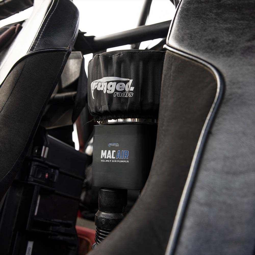 Mac Air Two Person Air Pumper complete system with with 2 Wired Bell Qualifier Pumper Helmets | Rugged Radios - Rad Parts