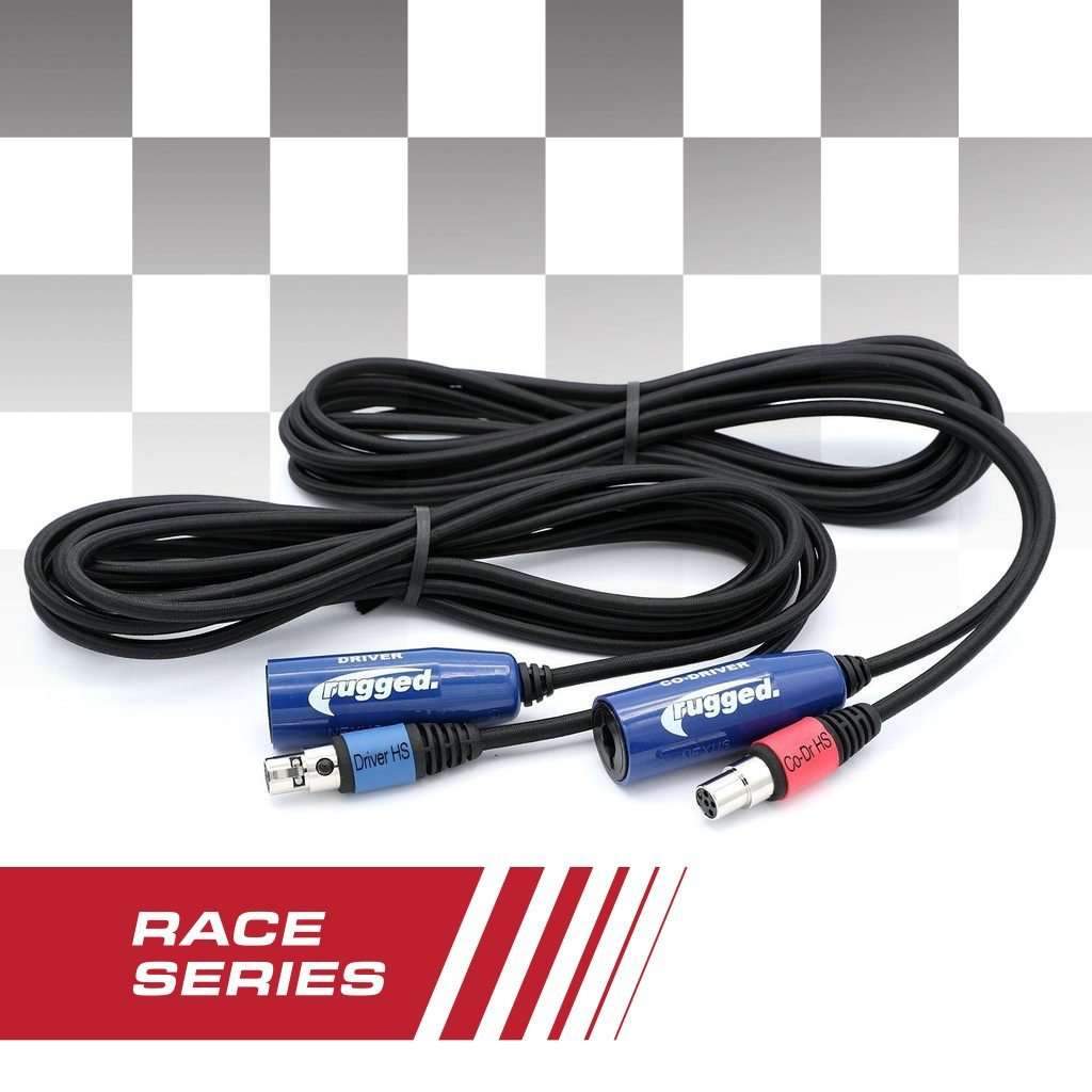 OFFROAD 12' RACE SERIES Straight Cable to Intercom Driver and Co-Driver - Rad Parts