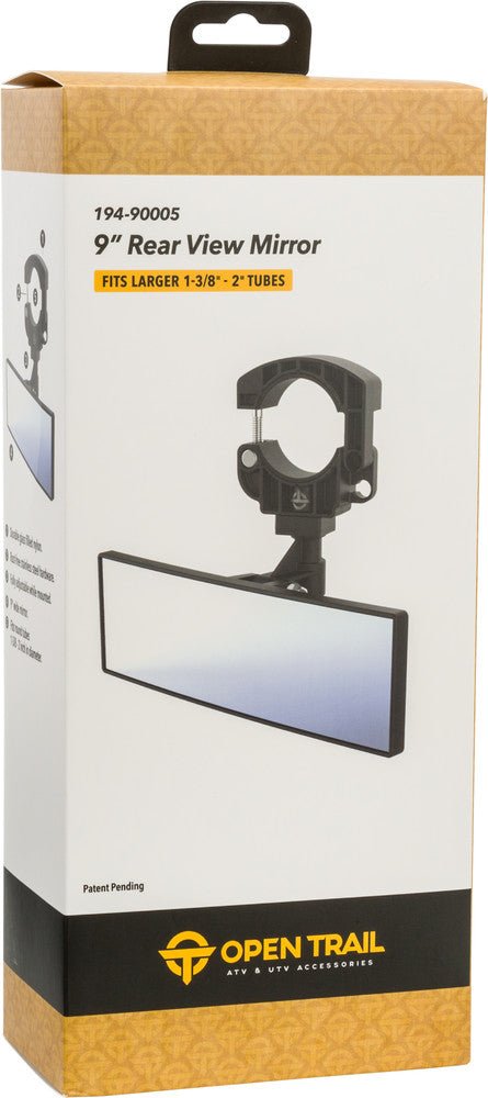 Open Trail 9" Clamp Rear View Mirror - Rad Parts