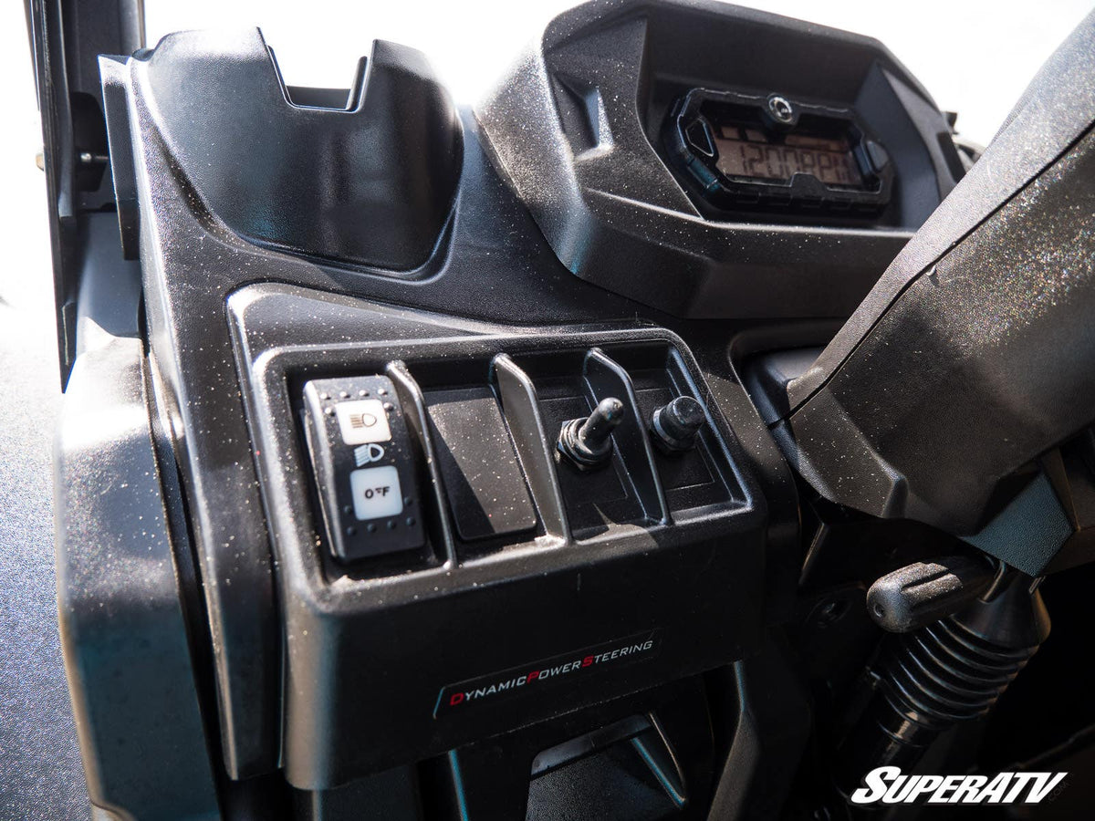 Can-Am Defender Turn Signal Kit Installed