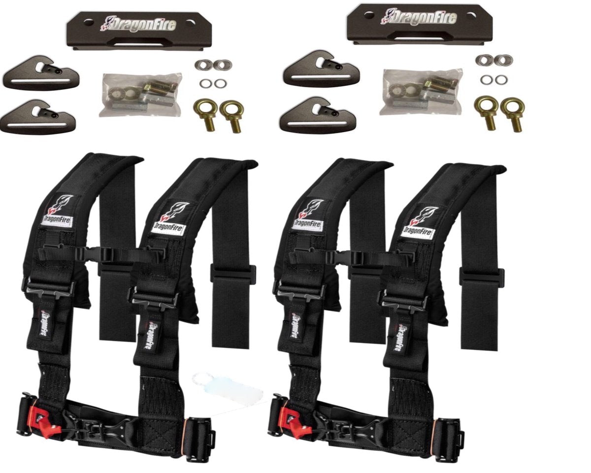 Polaris General 4 Rear Quick Release Harness Set - Rad Parts