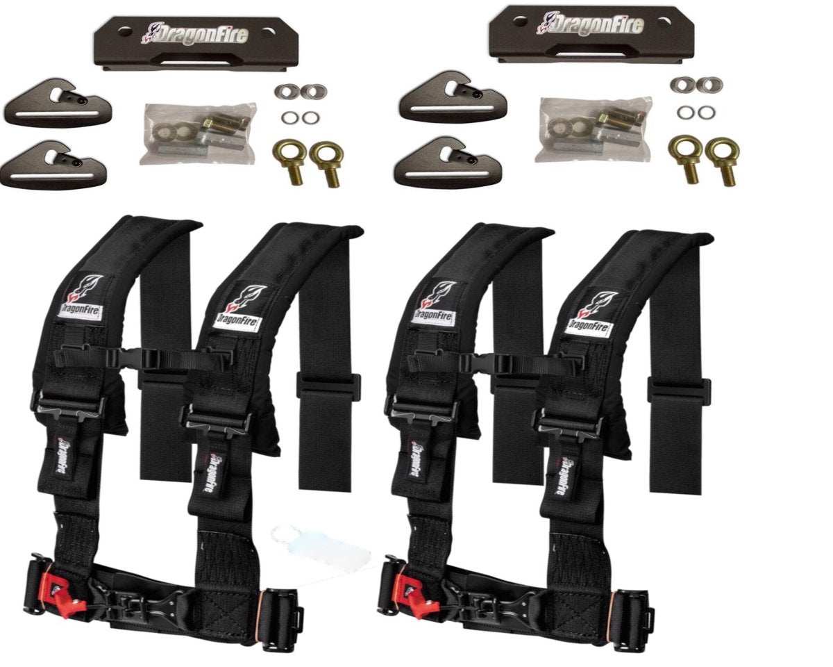 Polaris General 4 Rear Quick Release Harness Set - Rad Parts