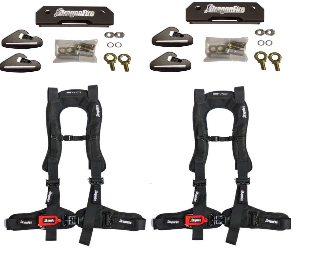 Polaris General 4 Rear Quick Release Harness Set - Rad Parts