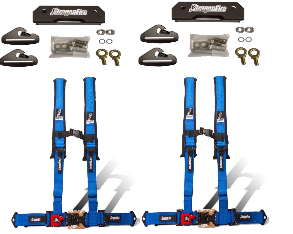 Polaris General 4 Rear Quick Release Harness Set - Rad Parts