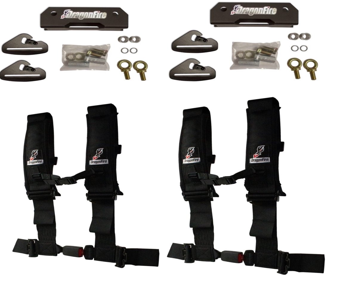 Polaris General 4 Rear Quick Release Harness Set - Rad Parts