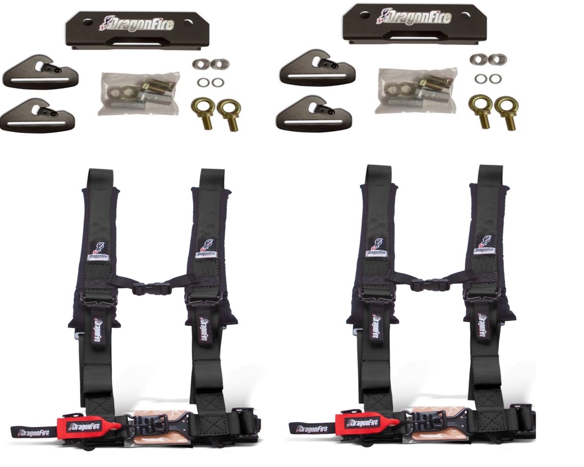 Polaris General 4 Rear Quick Release Harness Set - Rad Parts