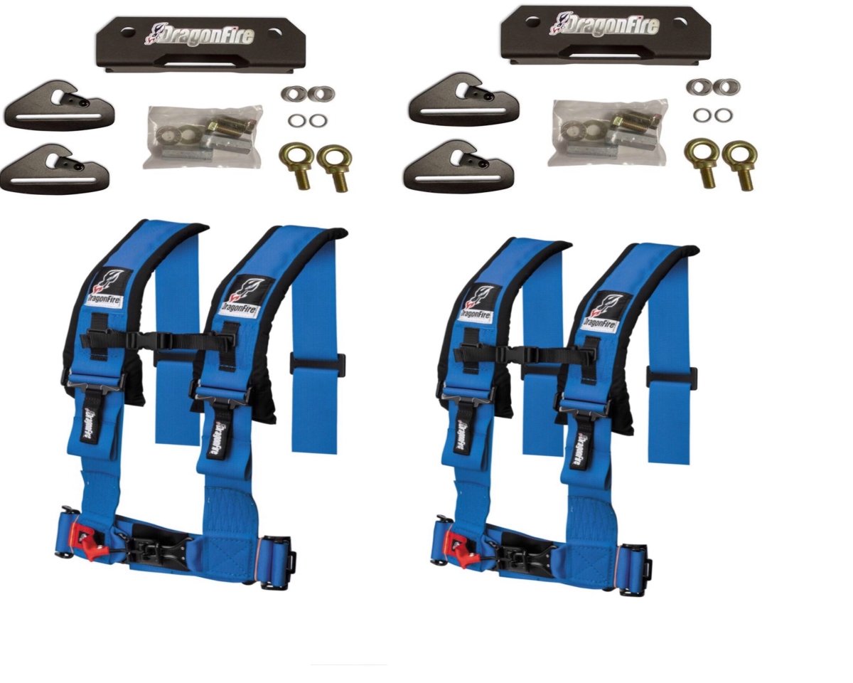 Polaris General 4 Rear Quick Release Harness Set - Rad Parts