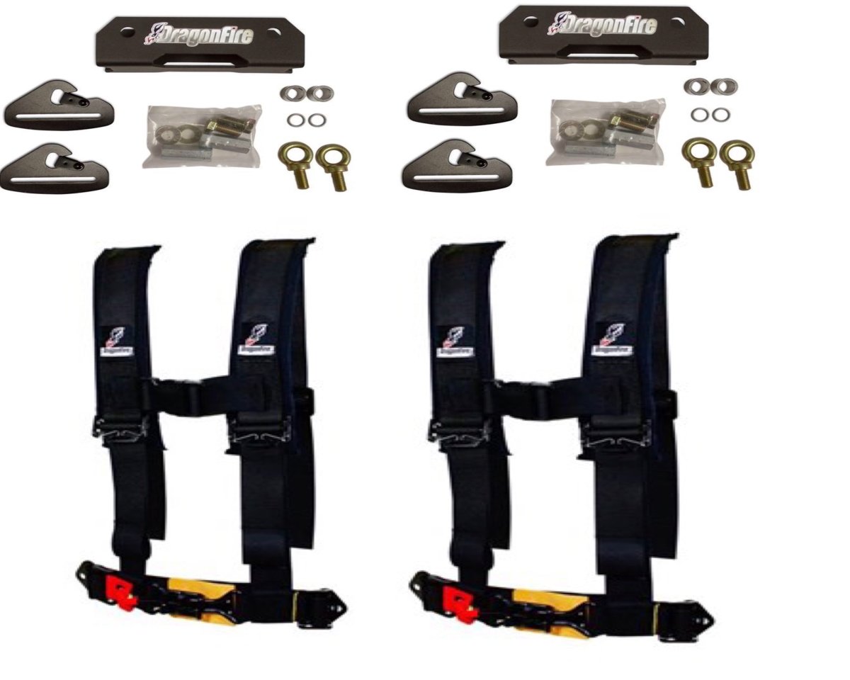 Polaris General 4 Rear Quick Release Harness Set - Rad Parts