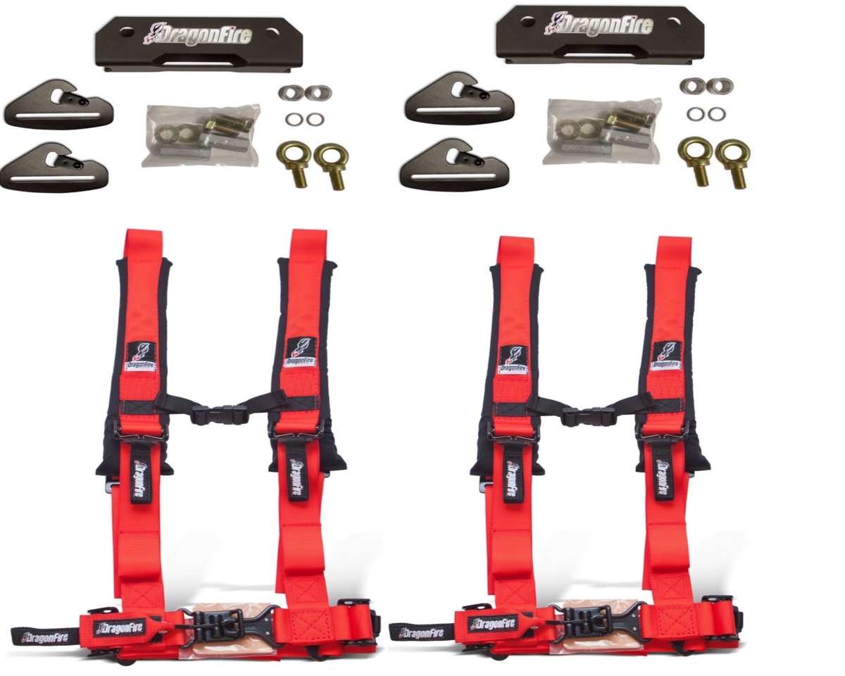 Polaris General 4 Rear Quick Release Harness Set - Rad Parts