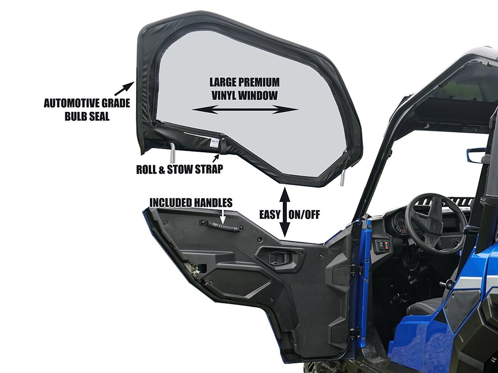 Polaris General Framed Upper Door Kit | Spike Powersports - Rad Parts