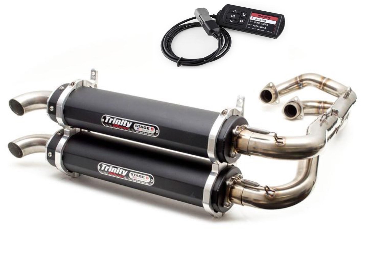 Polaris General Full Dual exhaust by Trinity Racing - Rad Parts