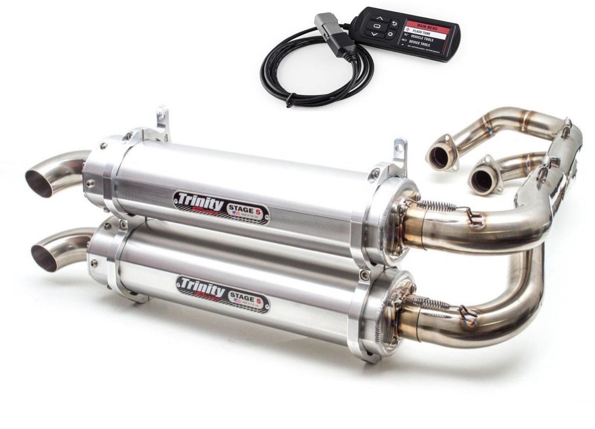 Polaris General Full Dual exhaust by Trinity Racing - Rad Parts