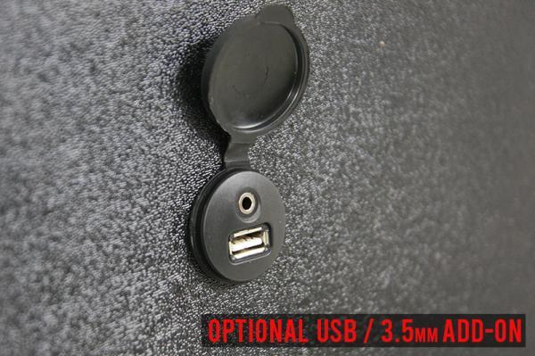 Polaris RZR 570/800/900 2-Speaker Overhead Weather proof Audio-System w/Dome Light - Rad Parts