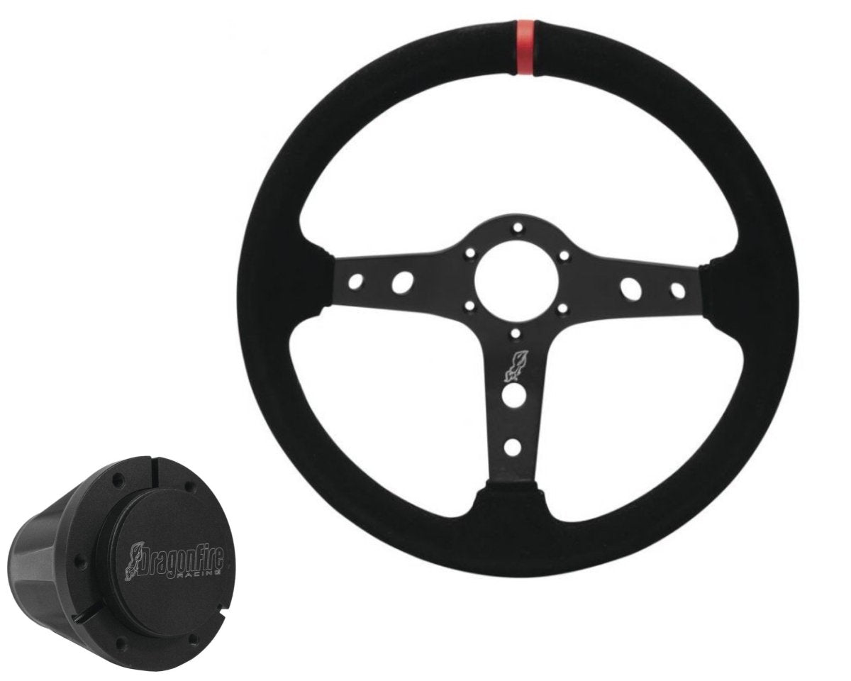 Polaris RZR Fixed Steering Wheel Hub and Sterring Wheel Kit by Dragonfire Racing - Rad Parts