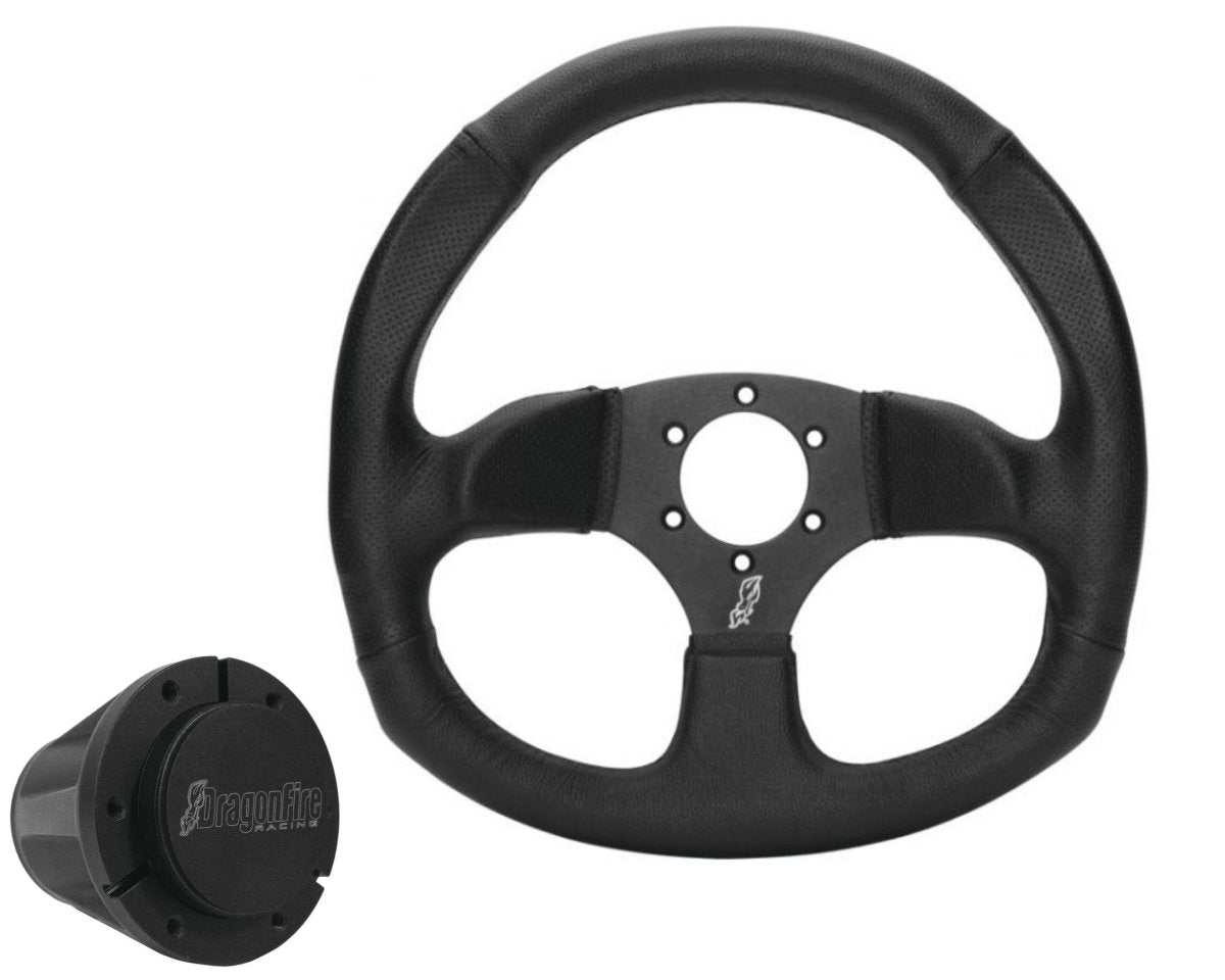 Polaris RZR Fixed Steering Wheel Hub and Sterring Wheel Kit by Dragonfire Racing - Rad Parts