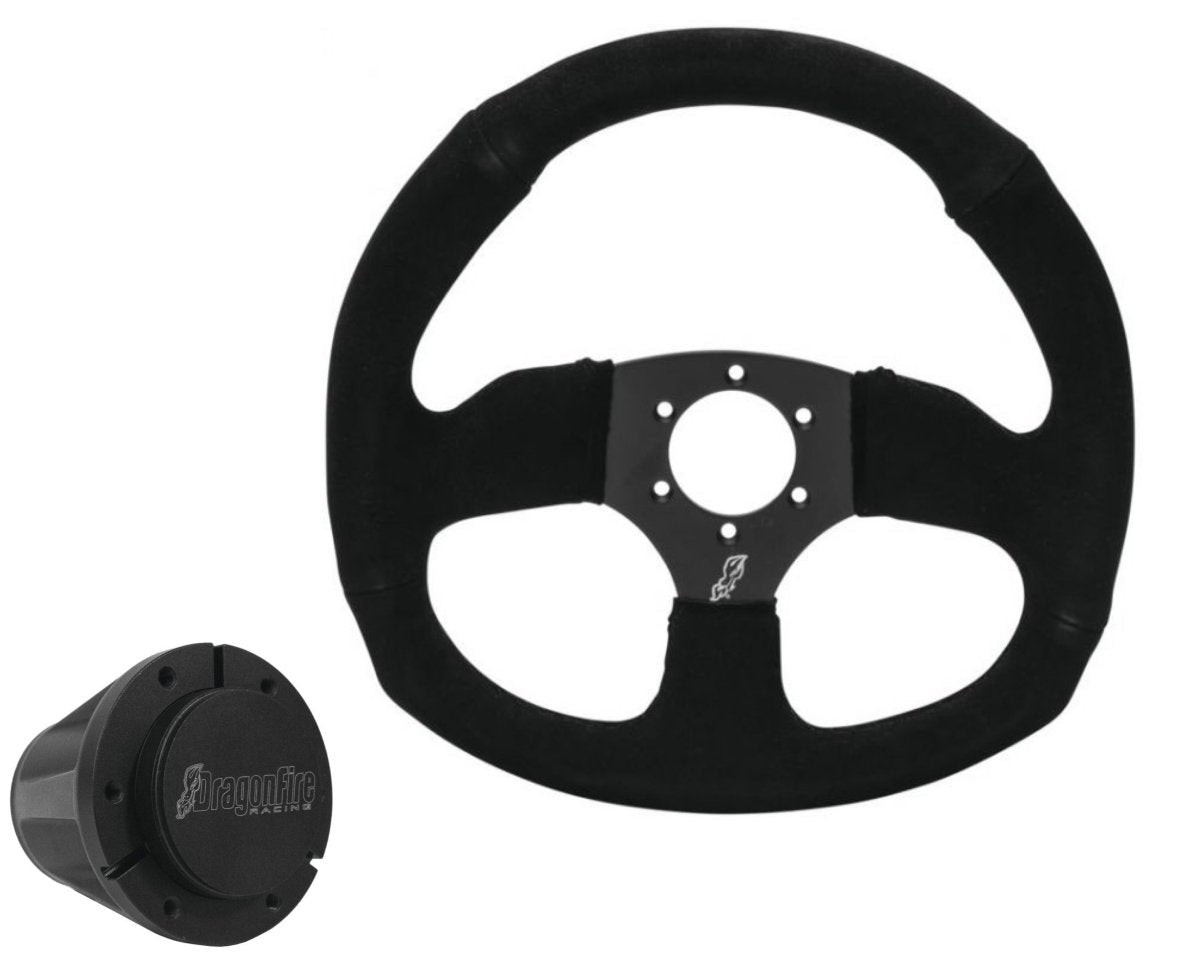 Polaris RZR Fixed Steering Wheel Hub and Sterring Wheel Kit by Dragonfire Racing - Rad Parts