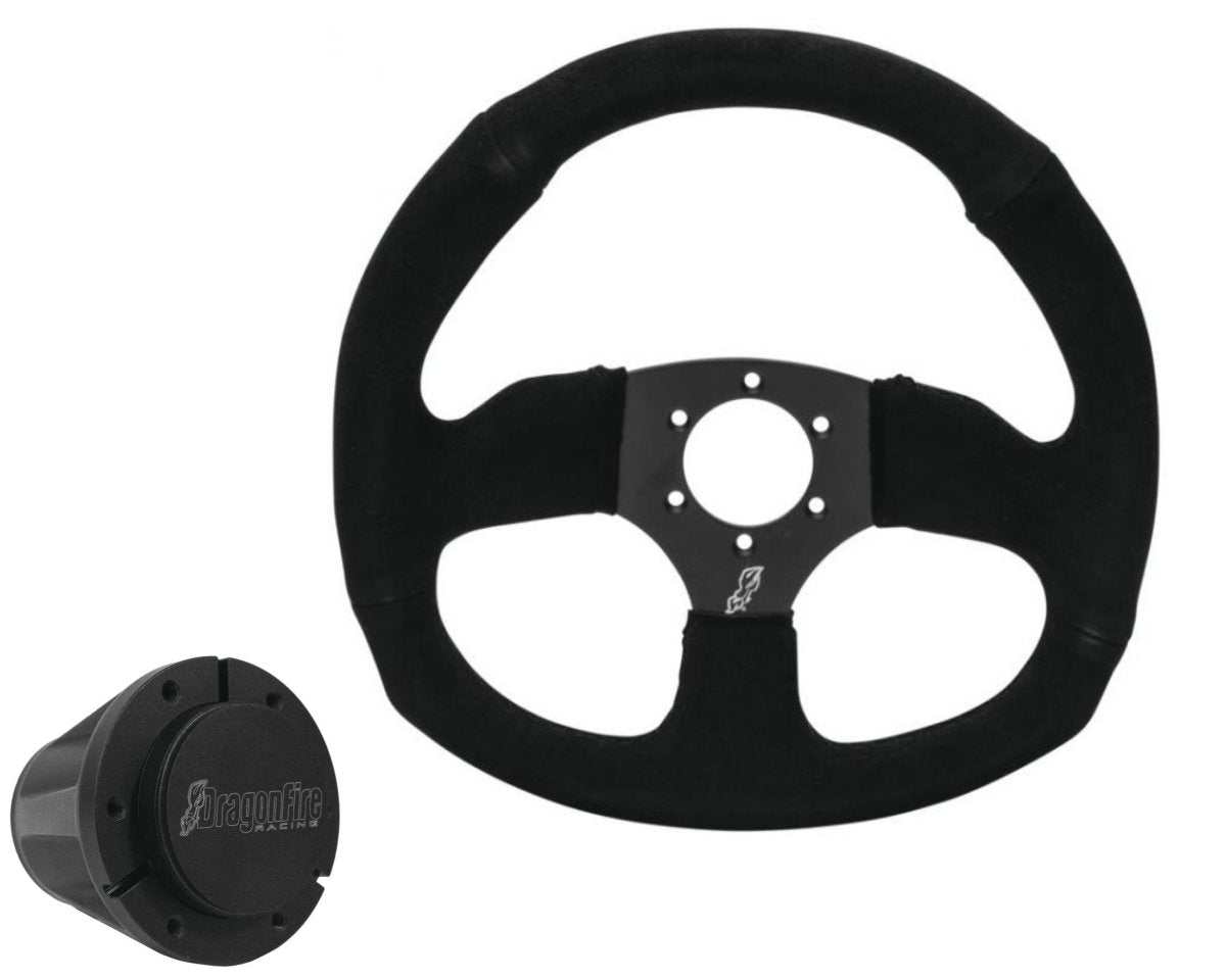 Polaris RZR Fixed Steering Wheel Hub and Sterring Wheel Kit by Dragonfire Racing - Rad Parts