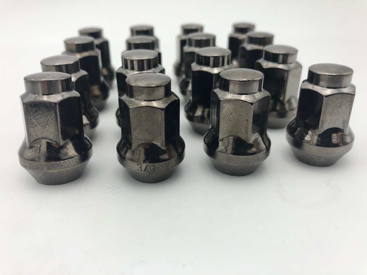 Polaris RZR Lug Nuts 3/8-24 GunMetal Grey for Rzr 900 800 570 - Rad Parts