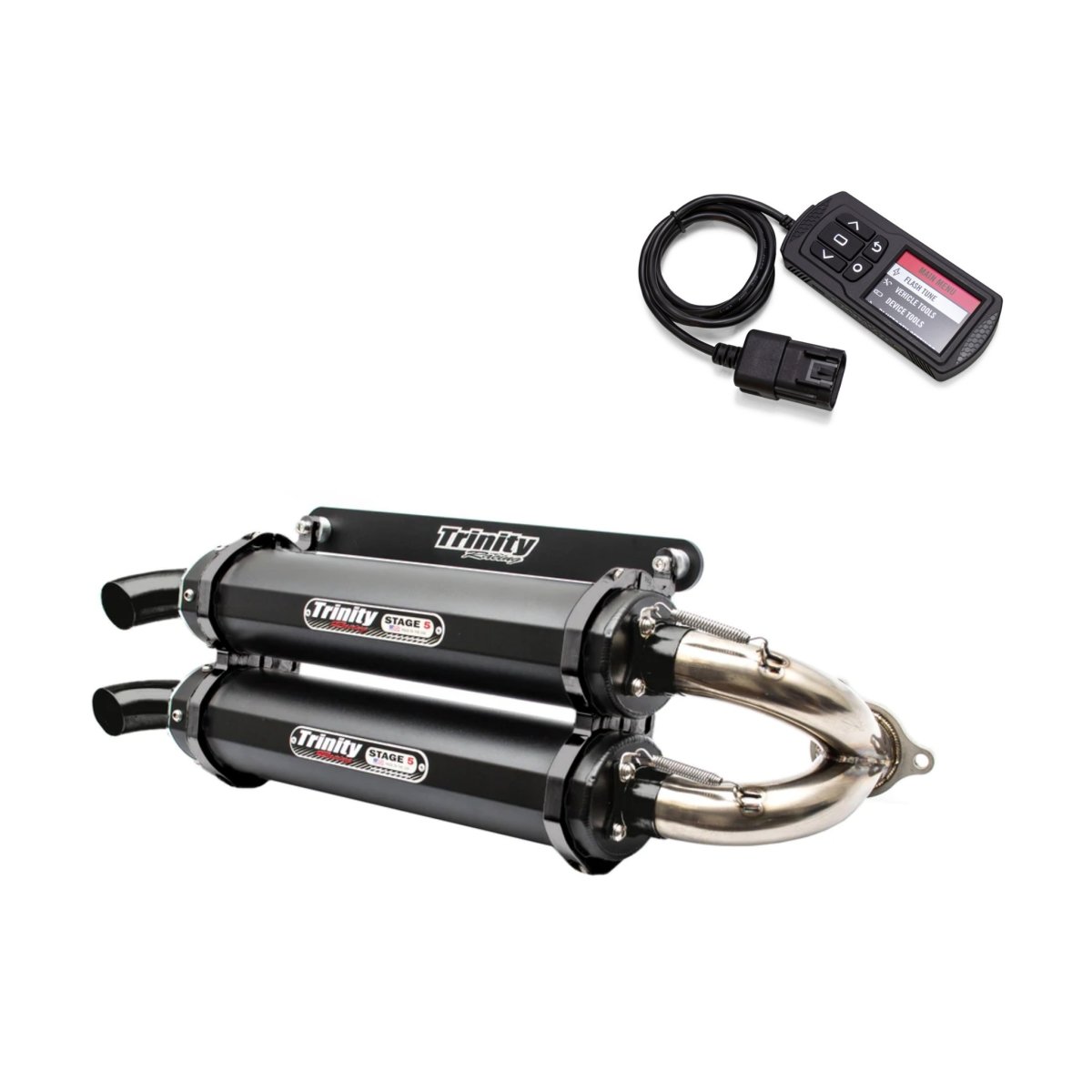 Polaris RZR Turbo R Slip On Exhaust System | Trinity Racing - Rad Parts