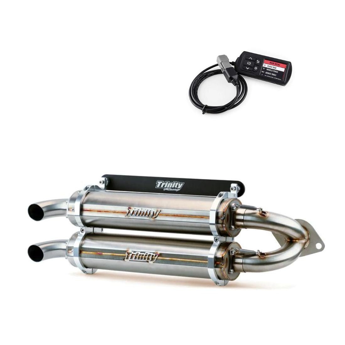 Polaris RZR XP 1000 Slip On Exhaust With Tuner | Trinity Racing - Rad Parts