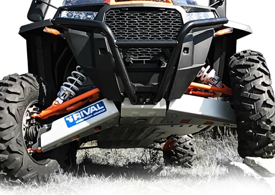 Polaris RZR XP 1000 / TURBO / 4 1000 / 4 TURBO Alloy Central Skid Plate | Rival Powersports - Rad Parts