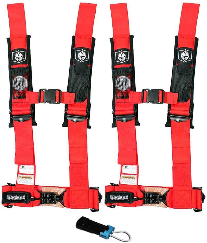 Pro Armor 4 Point 2" Harness Set with Free Polaris / Can Am Override Plug - Rad Parts