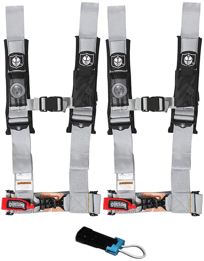 Pro Armor 4 Point 2" Harness Set with Free Polaris / Can Am Override Plug - Rad Parts