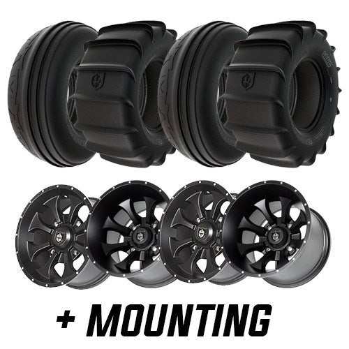 Pro Armor Sand Tire & Wheel 15" Kit / 30" Tires 4/137 Bolt Pattern + Free $75 Rad Parts Gift Card - Rad Parts